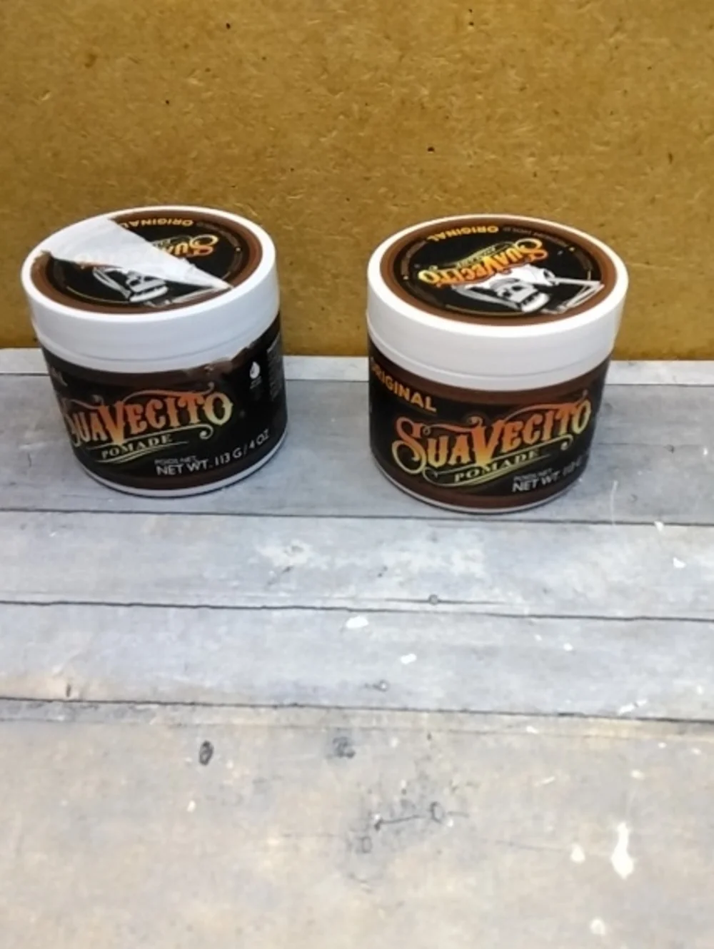 Suavecito Pomade Original Hold for Men Size 4 oz  NIP  2 Pak